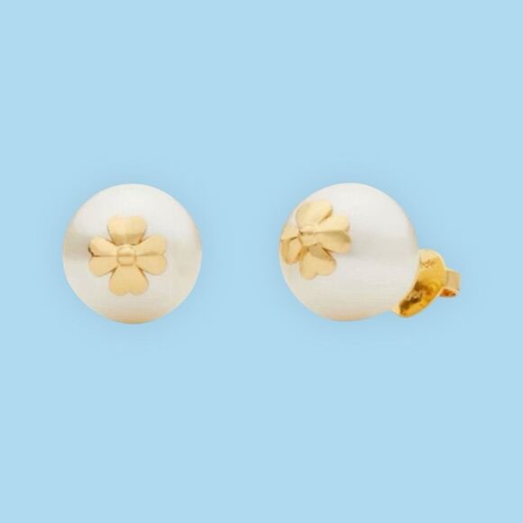 Kate Spade NEW earrings - Pearls on Pearls studs - Picture 1 of 7